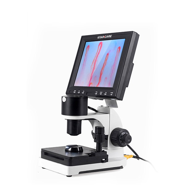 Capillaroscope analyseur de micro-circulation sanguine avec écran 