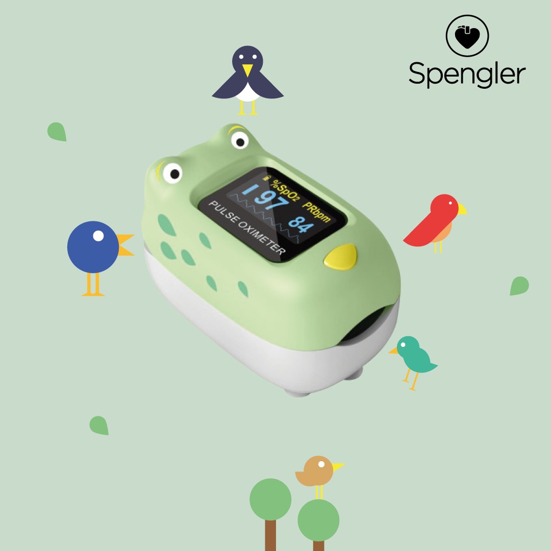 Spengler Oxyfrog Oxymètre de pouls pour enfant - Saturation oxygène