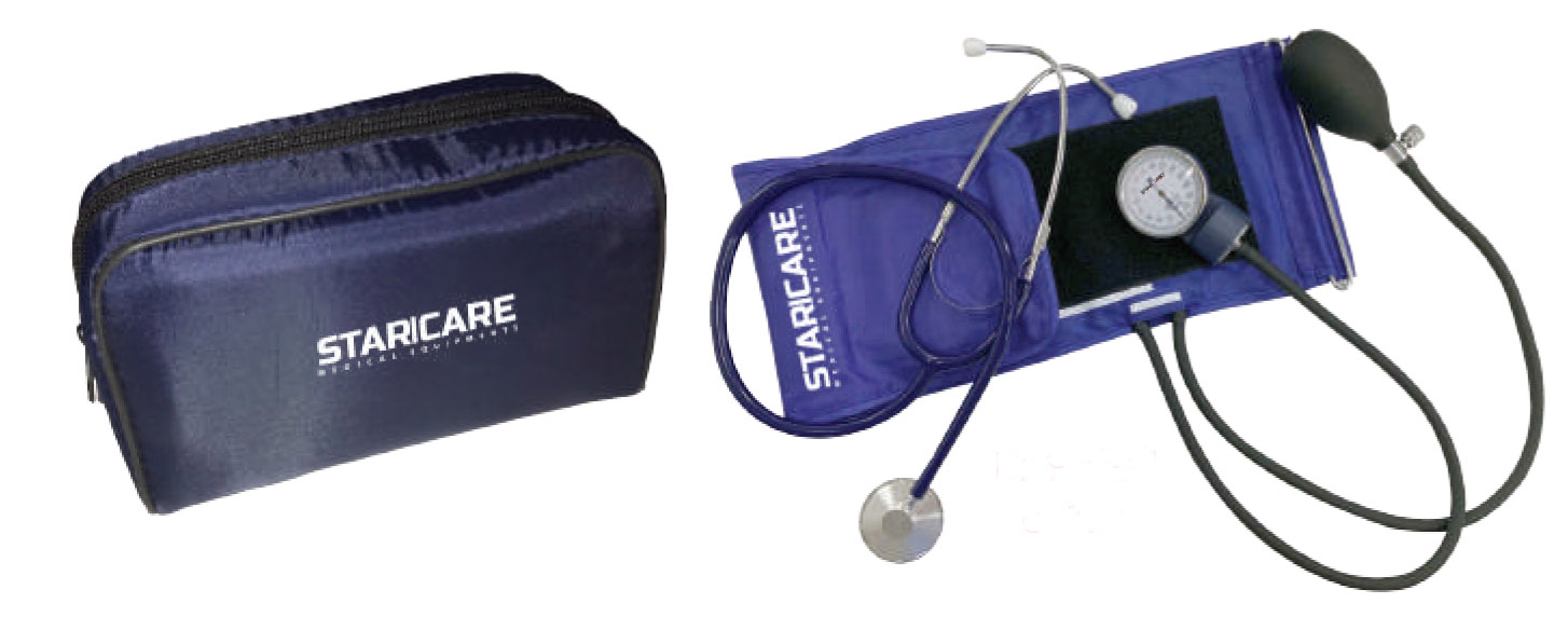 Tensiomètre anéroïde avec stéthoscope